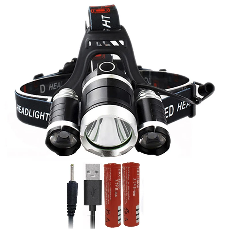 Тёплый белый Litwod z20 высокомощный 5 светодиодный налобный фонарь 12000lm cree xml t6 светодиодный налобный фонарь 18650 перезаряжаемый фонарик Фонарь - Испускаемый цвет: Тёплый белый
