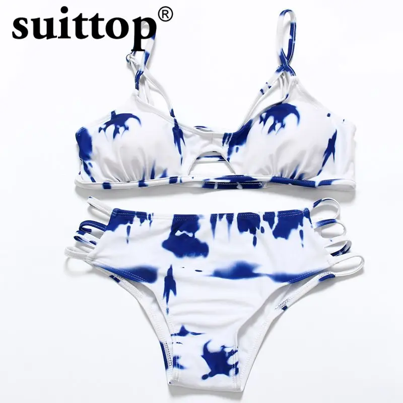 Suittop новый бикини Для женщин Лето 2017 г. Купальники для малышек пикантные ванный