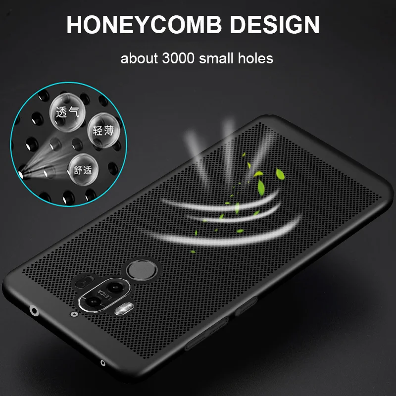 MAKAVO для Huawei Mate 9 чехол 360 матовая кожа Fundas корпус из твердого пластика тонкий полый