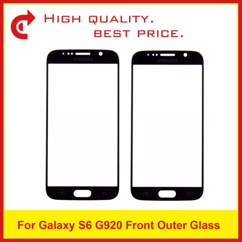 

For Samsung Galaxy S6 G920 G920F SM-G920 S6 Edge SM-G925F G925 G9250 Plus G928 G928F Touch Screen Panel Front Outer Glass Lens