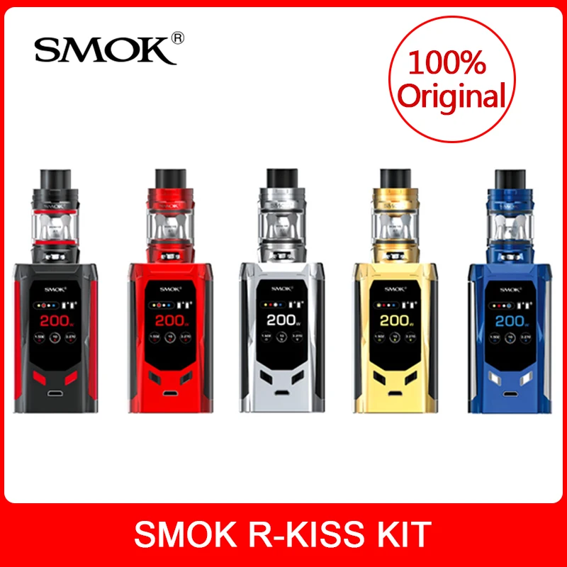 Оригинальный набор Smok R-Kiss EU Edition 200 Вт TFV-Mini V2 Емкость 2 мл A1/A2 спираль для