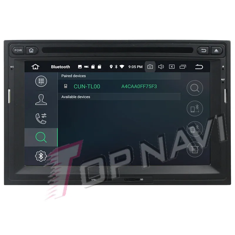 Автомобильный мультимедийный DVD плеер Topnavi Octa Core Android 9 0 для Peugeot 3008/5008 Partner 2010 2016