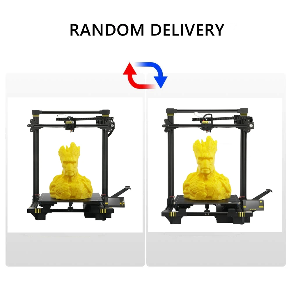 ANYCUBIC 3d принтер набор Chiron печать новейший плюс размер FDM Высокоточный гаджет принтер, печатающий нитью 3d принтер 400*400