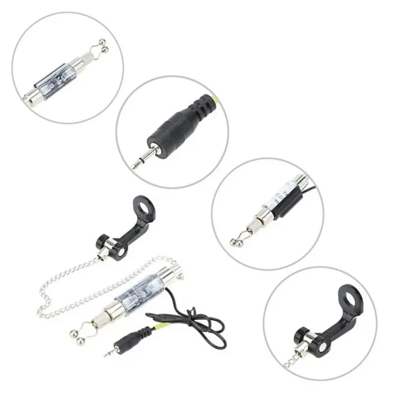 Светодиодная рыболовная цепь сигнализации свингер индикатор открытый с