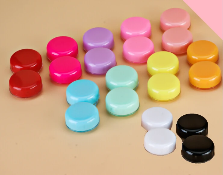 

LIUSVENTINA Portable Wholesale Solid Smooth Contact Lens Case for Color Lenses Gift for Girls 20pcs/lot