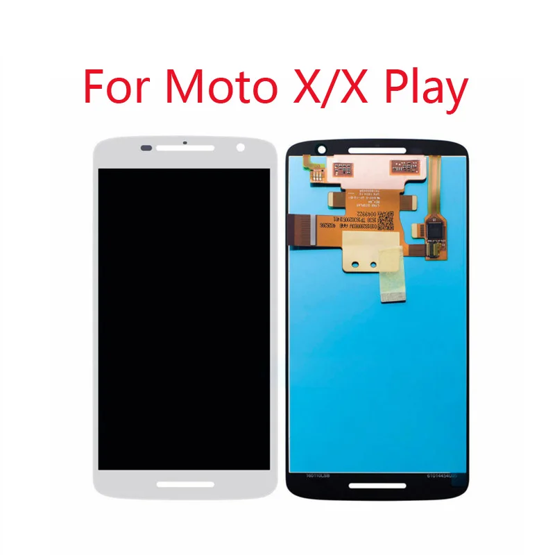 100% Новый оригинальный ЖК дисплей для Moto X Play LCD + TP кодирующий преобразователь