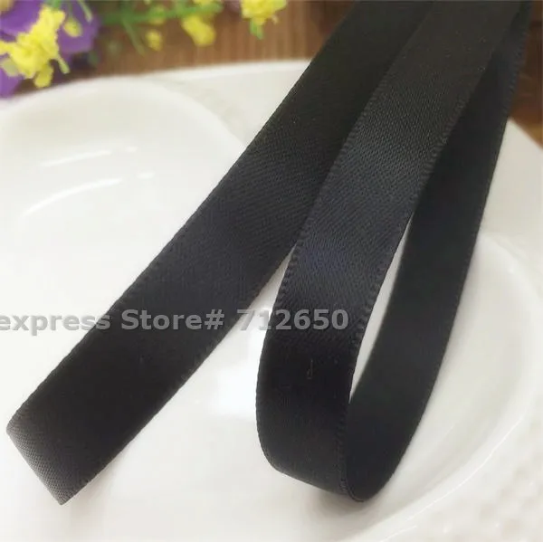 3/8 ''(9 мм) однотонная атласная лента Двусторонняя сатиновая hairbow Портплед