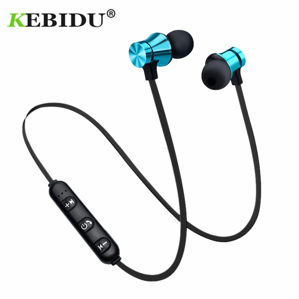 Спортивные наушники Kebidu Bluetooth 4 2 магнитная привлекательная гарнитура