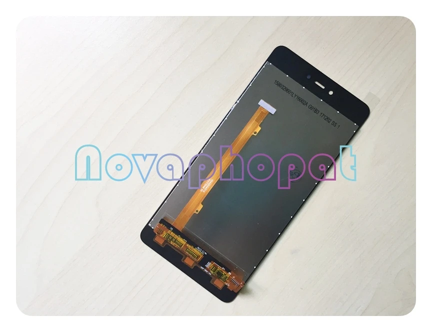 

Novaphopat Tested Black Full LCD Assembly For BQ 5032 BQ-5032 Element LCD Display With Touch Screen Digitizer Sensor Replacement