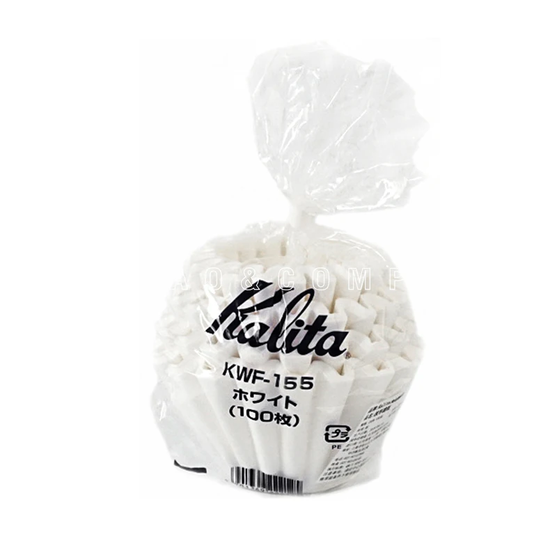 Фильтры Kalita Wave 1 2/2 4 чашки цвет белый 50 /100 листов|Фильтры для кофе| |