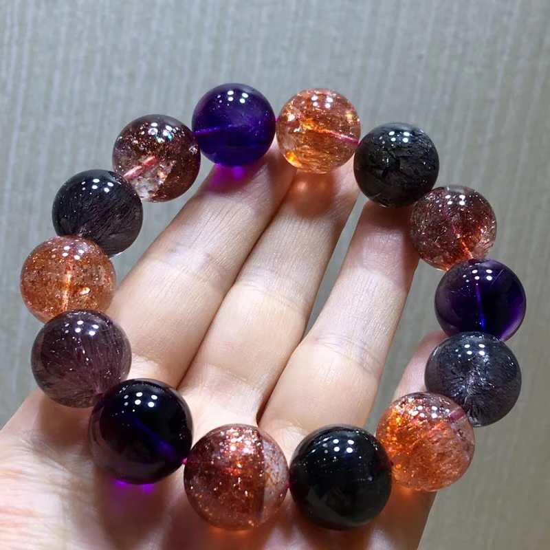 Сертификат натуральный Super Seven 7 Lepidocrocite кварцевый рутилированный Кристальный