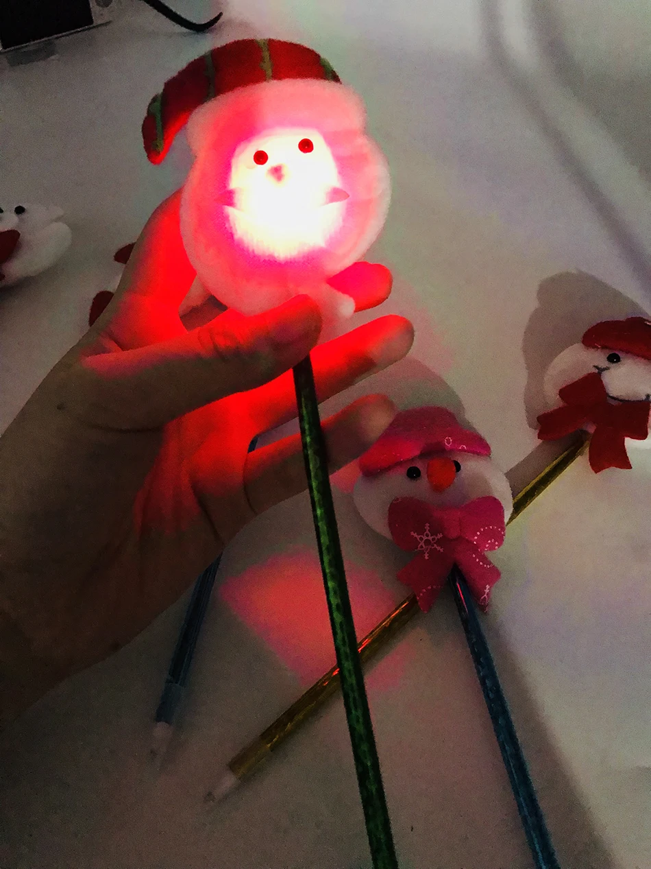 Рождественская ручка с Санта Клаусом оленем украшение медведь новогодний