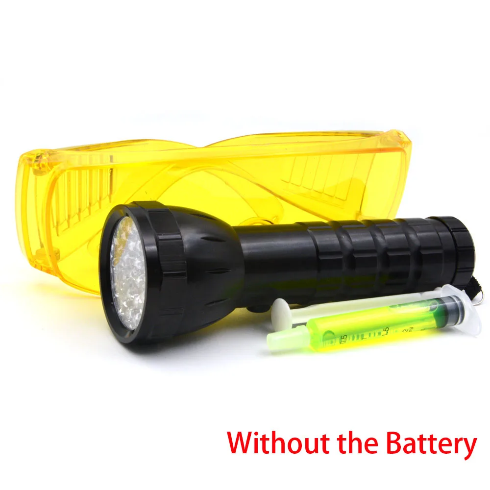 Фонарик Gzhengtong R134a R410 R12 ФЛУОРЕСЦЕНТНОЕ масло с линзами для утечки 28