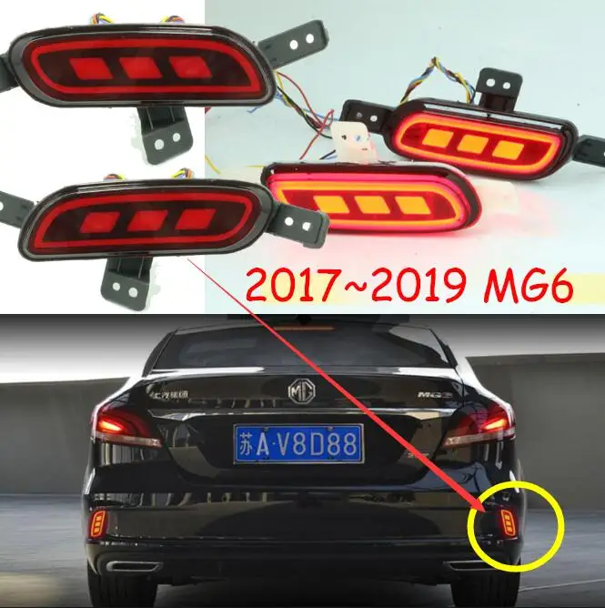 Picture 1 комплект Задний габаритный фонарь автомобиля для MG 6 MG6 задний свет аксессуары для автомобиля~ 2019y светодиодный DRL фары для MG6 MG 6 противотуманные фары - Цвет: Picture