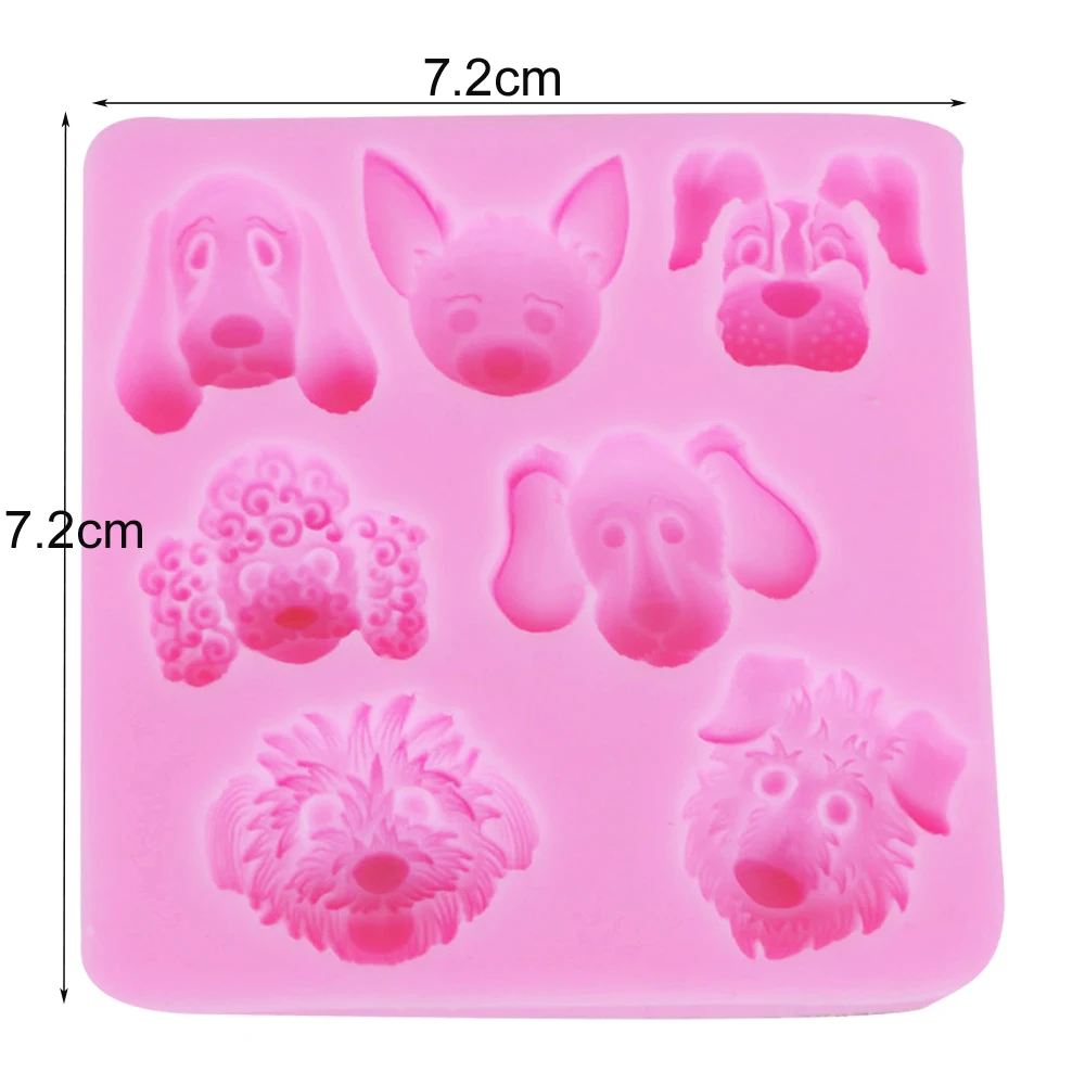 Силиконовая форма в форме собаки Sophronia 3D модная для выпечки торта M141|cake mould|fondant cake