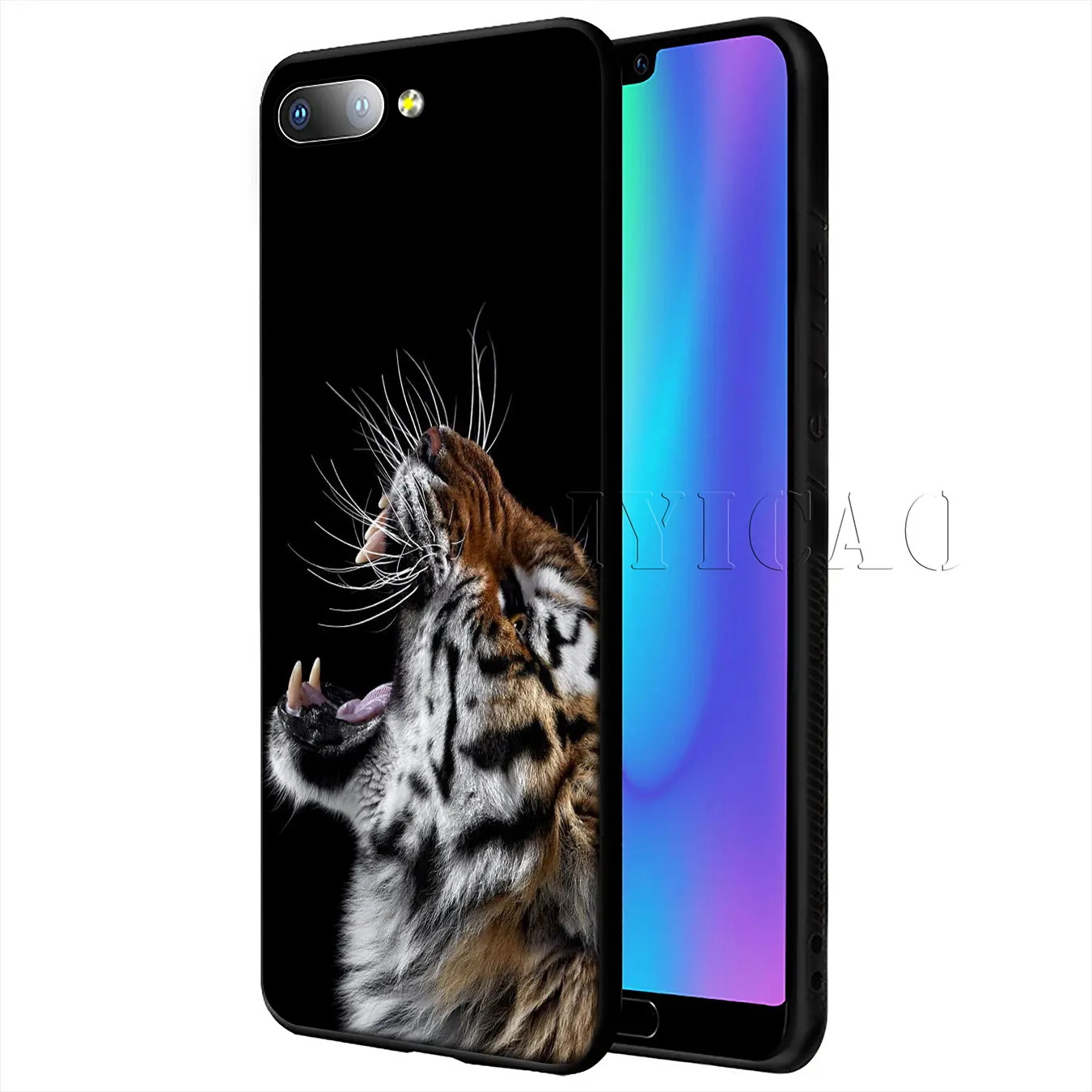 Мягкий силиконовый чехол для телефона IYICAO Tiger The Lion King Huawei Y9 Y7 Y6 Prime 2019 Honor 20 8C 8X 8 9 9X 10