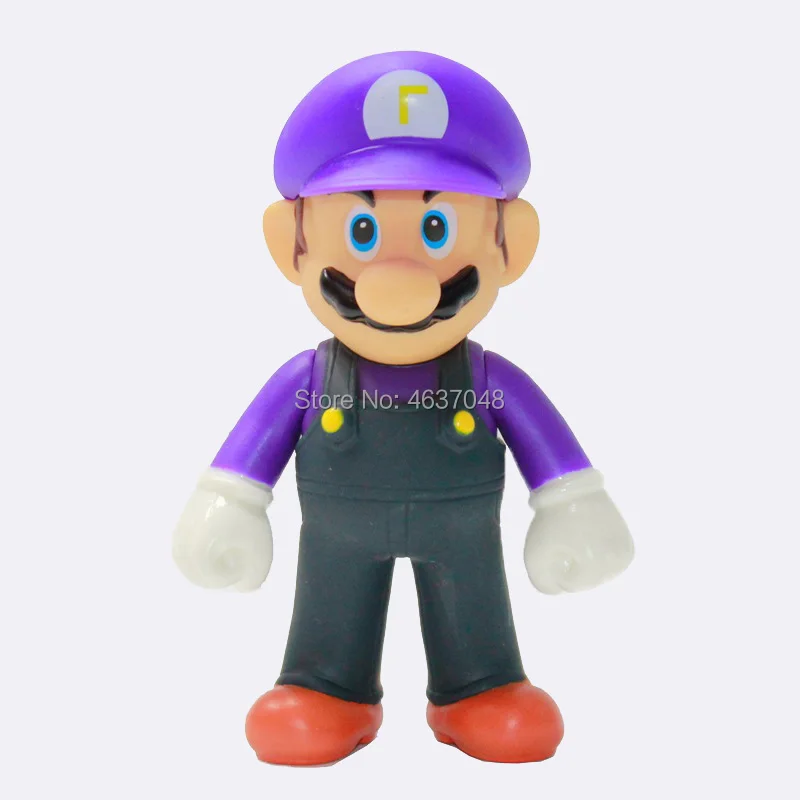 13 см Super Mario Bros Bowser Luigi Koopa Йоши Марио уарио производитель Odyssey Donkey Kong Toad ПВХ Фигурки Модели кукол игрушки