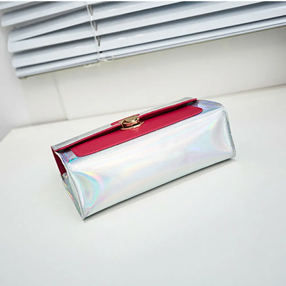 Модная женская сумка Женская голографическая прозрачная лазерная для макияжа