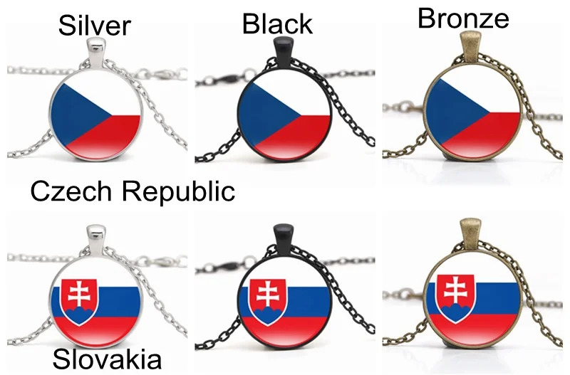 Canuomen, Германия, кулон в форме флага, ожерелье, Центральная Европа, страна АВСТРИЯ, Польша, Чешская Республика, Словакия, любовь, город, Женские Ювелирные изделия