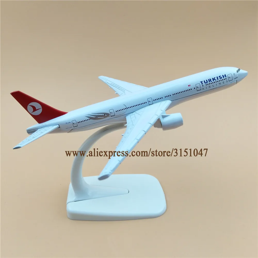 16 см Air Turkish B777 Airlines Boeing 777 модель самолета сплав Металл литье под давлением Airways