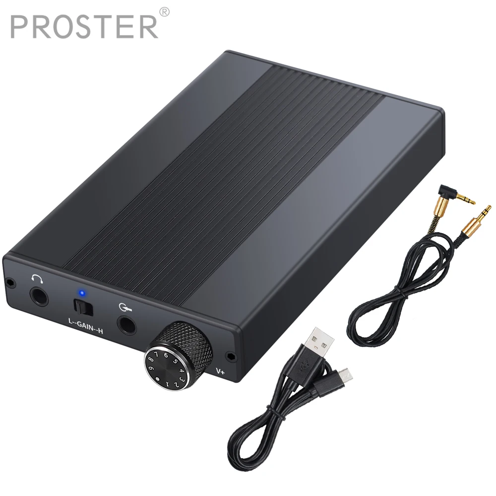 Цифровой плеер Proster усилитель для наушников портативный Aux вход Android музыкальный