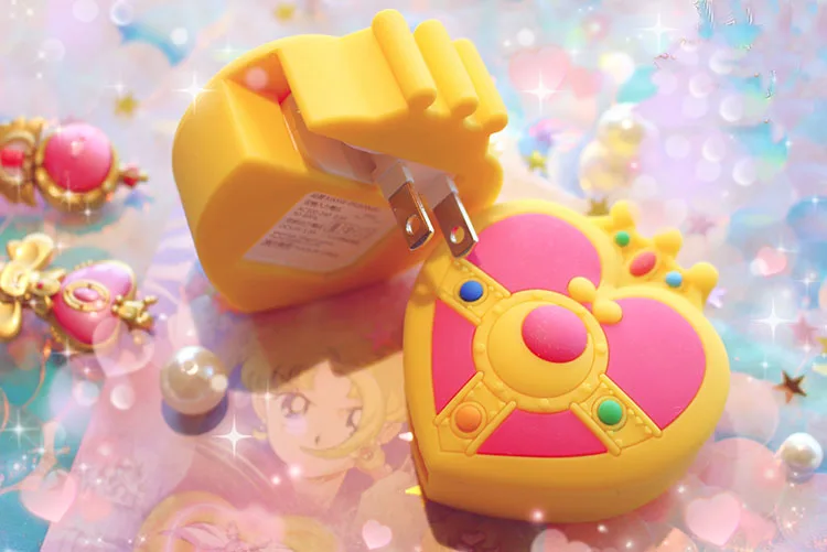 Sailor moon Cosmic Heart компактный USB AC зарядное устройство Косплей Костюм