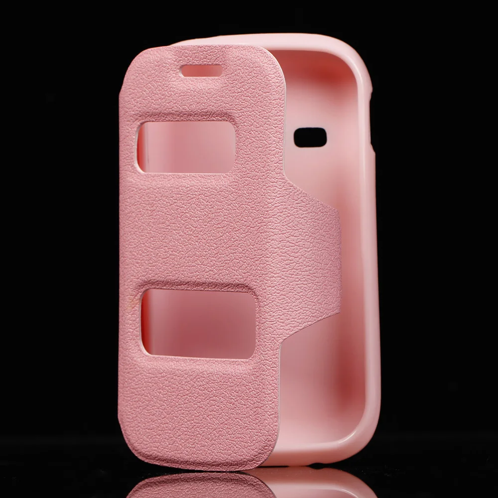 Из искусственной кожи 3.27For samsung galaxy young s6310 чехол для samsung galaxy young s6312 откидная крышка для сотового телефона чехол
