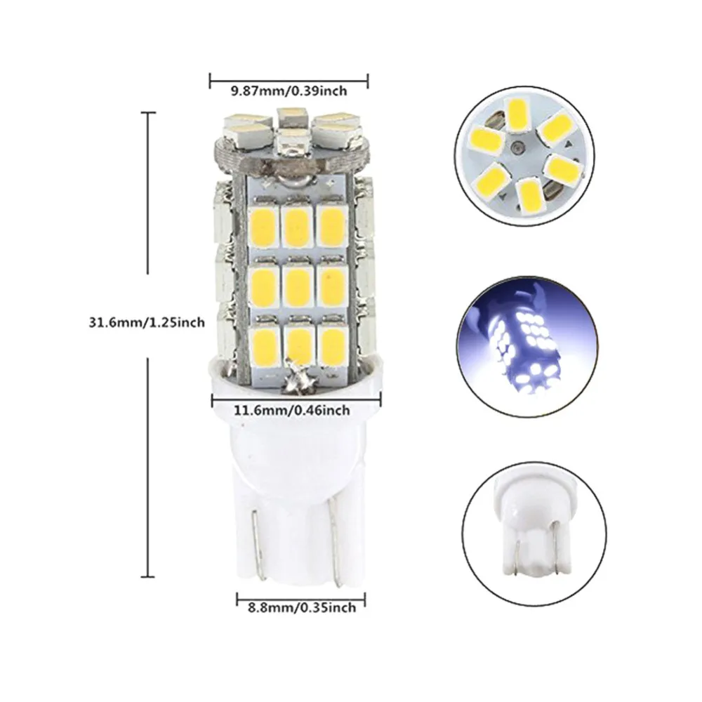 10 шт. задние светодиодсветодиодный лампы T10/921/194|car light|stylis10pcs t10 led |