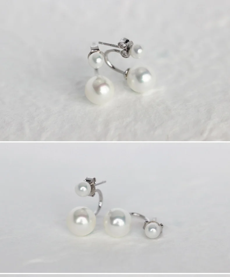 TOYOOSKY серьги из стерлингового серебра 925 пробы корейская мода Beadeds синтетический жемчуг серьги короткие Висячие серьги ювелирные изделия Brincos