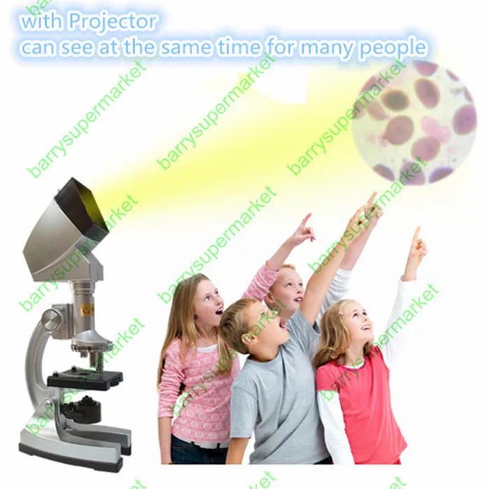 Fun Zoom Student Education Biological Microscope 1200X with projection | Инструменты