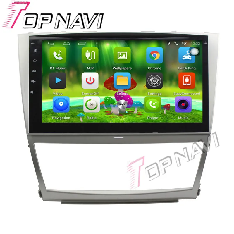 Topnavi 10 1 ''четырехъядерный Android 6 0 Автомобильный GPS-навигатор для TOYOTA Camry 2006 2007
