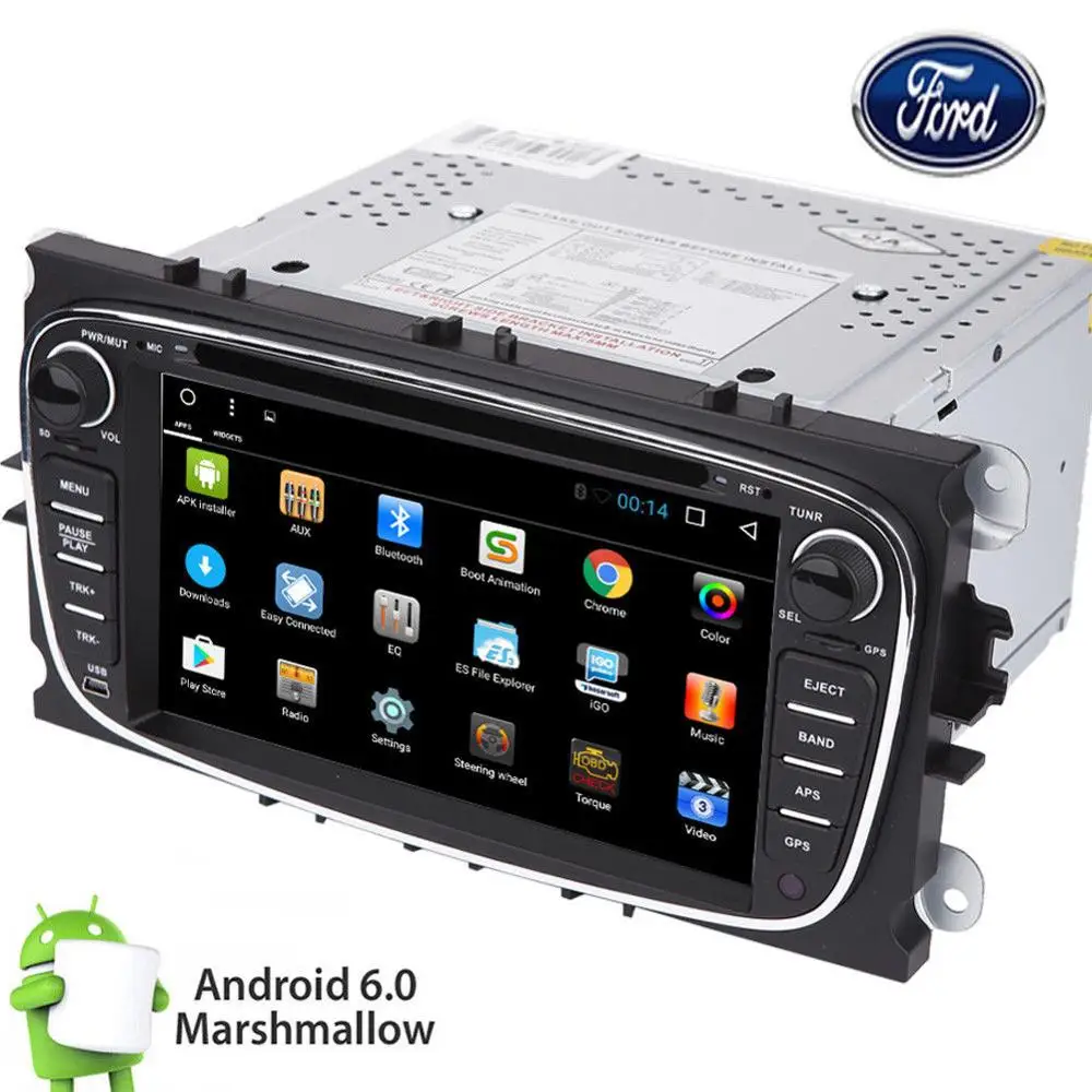 Автомобильный dvd плеер Android 6 0 в тире Стайлинг Doubel din gps навигатор радио DVR наклейки