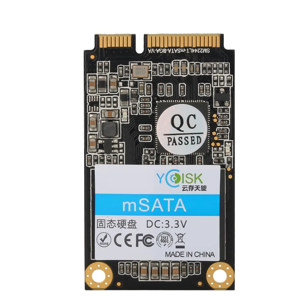 Жесткий диск Goldendisk YCdisk 64 ГБ mSATA SSD внутренний 60 120 SATA III MINI PCI e форма|120gb ssd|ssd diskssd drive |