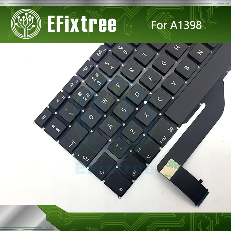 Полный новый A1398 клавиатура Английский для Macbook Pro retina 15 &quotA1398 макет