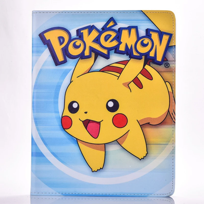 Чехол для Apple Ipad mini 1 2 3 Pokemon Go cute Pikachu мультяшный планшет pu кожаный чехол