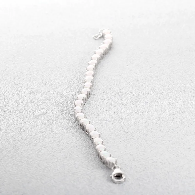 Женский браслет с белым огненным опалом 19 см FB093BH60|women bracelet|women fashion braceletgift gifts |