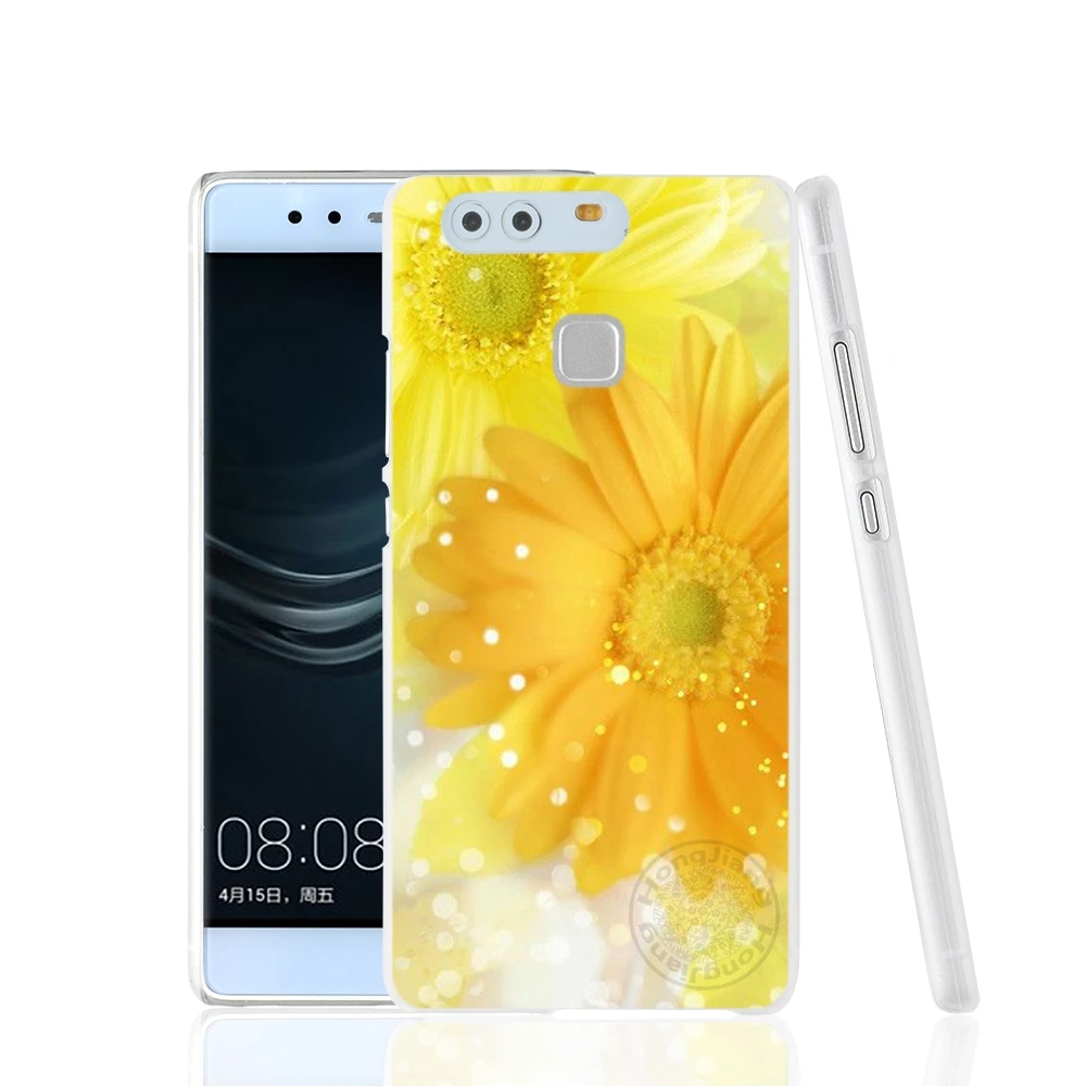 HAMEINUO Тонкий чехол для телефона с рисунком цветка huawei Ascend P7 P8 P9 P10 lite plus G8 G7 honor 5C