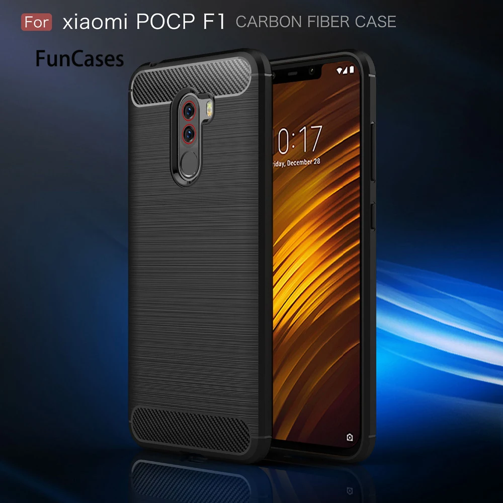 Для Xiaomi mi 8 SE Lite чехол силиконовый из углеродного волокна Мягкий Xio x 2 2S pockphone F1 8SE