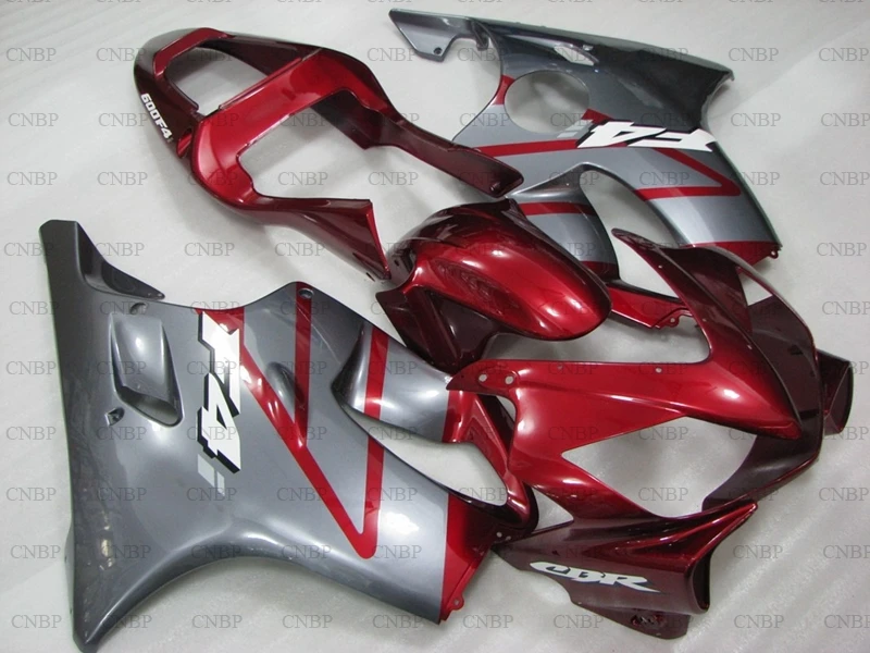 Для Honda Cbr600 2001 2003 набор для всего тела CBR F4i 02 01 жемчужно красный серебристый