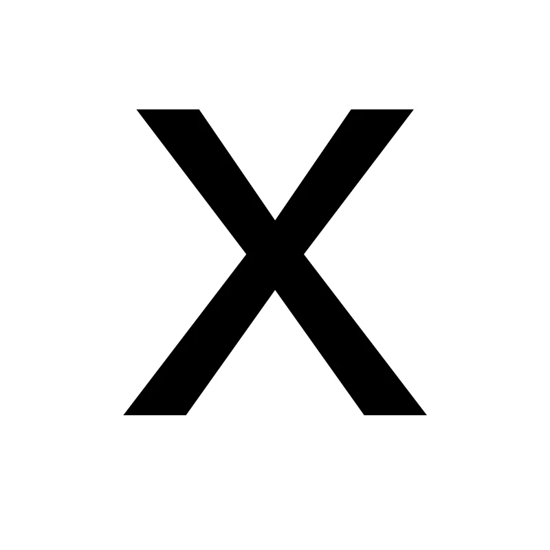 X 1 шт. Изящный Тонкий браслет с инициалами золото Нержавеющая сталь имя браслеты с подвесками для женщин, ювелирное изделие, подарок для невесты - Окраска металла: X