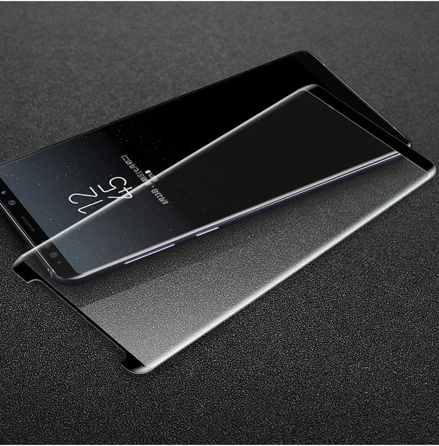 3D полное покрытие закаленное стекло для Samsung Galaxy S7 Edge S8 Plus S9 + Note9 Note8 чехол друзья 9H