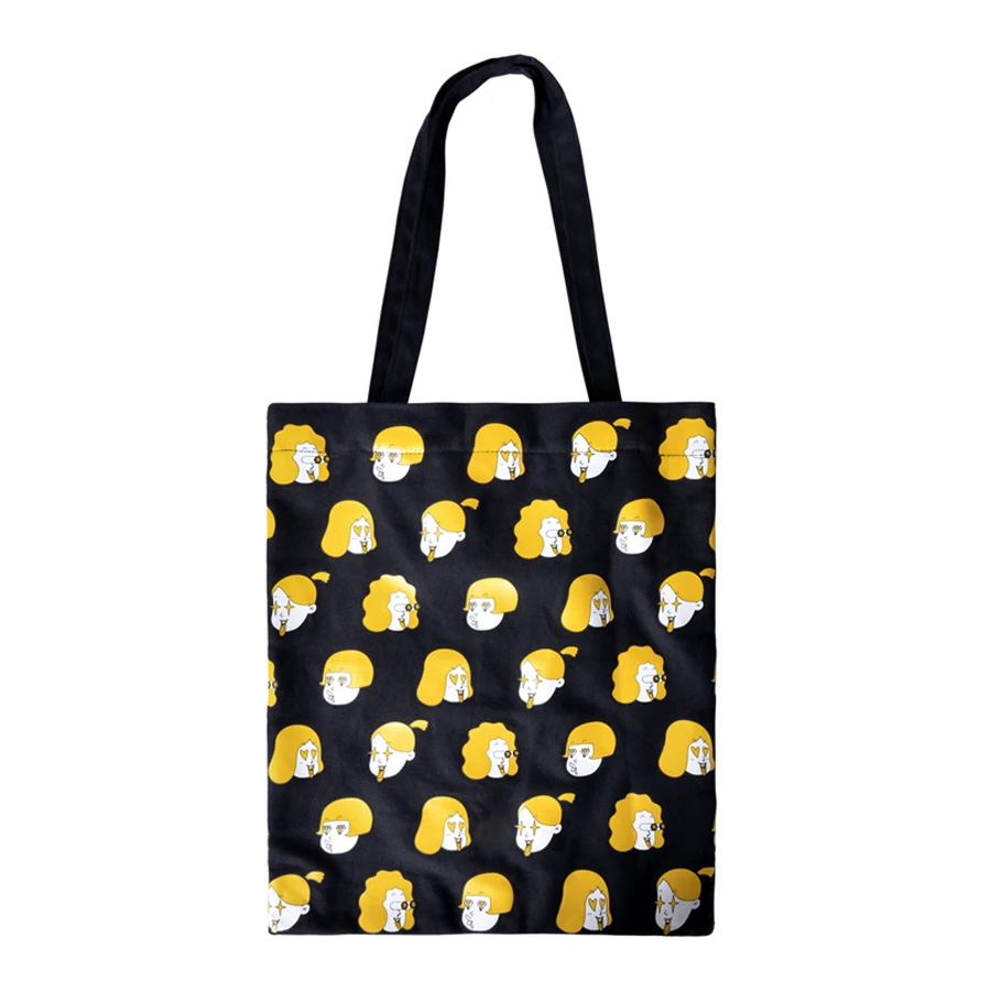 KIITOS LIFE холщовые печатные хозяйственные сумки для женщин 2 сезона (FUN KIK)|bags for women|bag