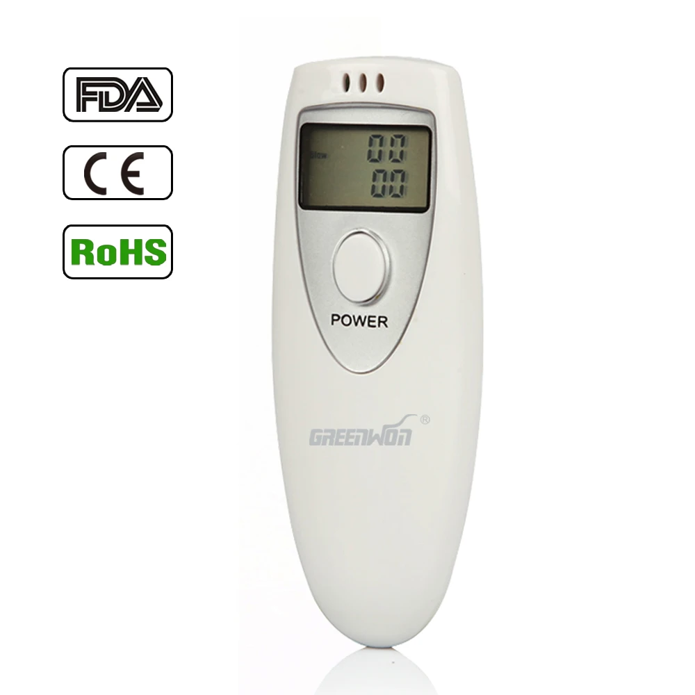 Цифровой анализатор дыхания GREENWON ЖК дисплей Бесплатная доставка и оптовая