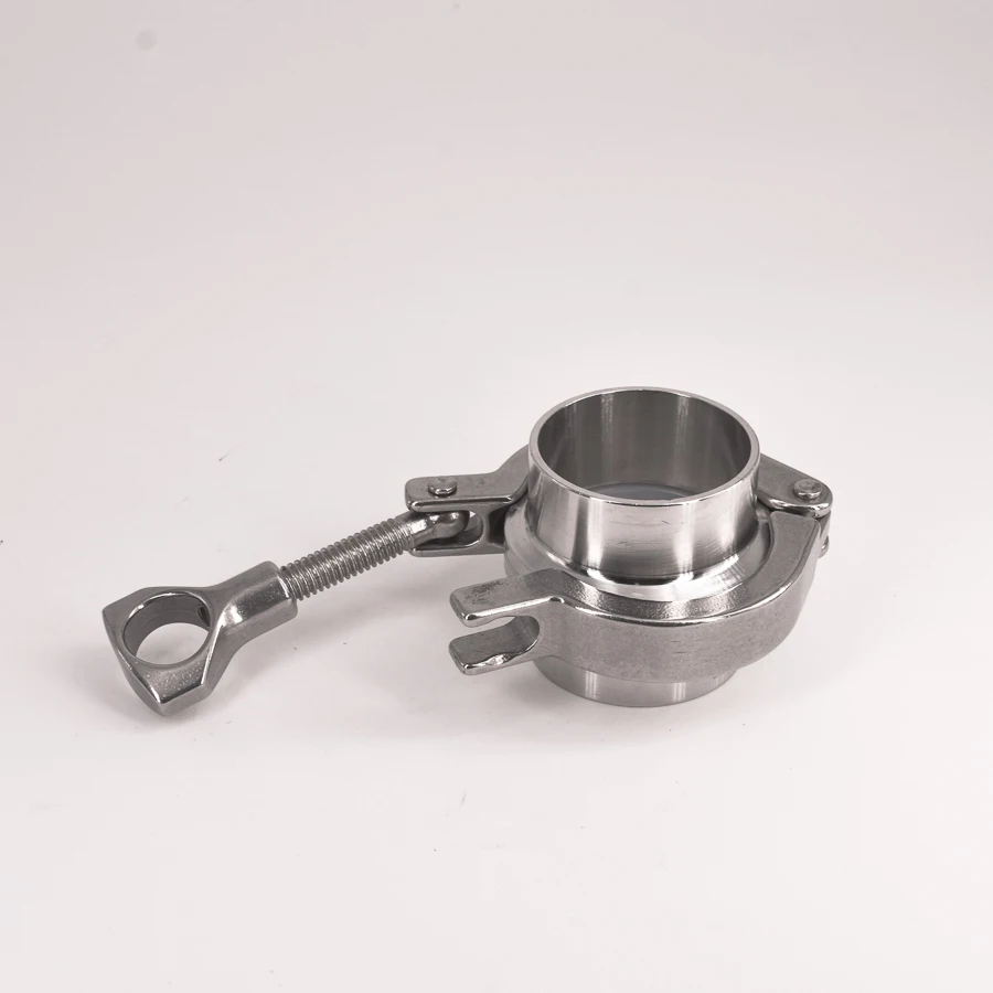 " Tri Clamp x 45 мм 1-3/4" труба OD нержавеющая санитарная 2 шт. SS304 сварные Наконечники+ 1 шт. SS304 зажим+ 1 шт. прокладка