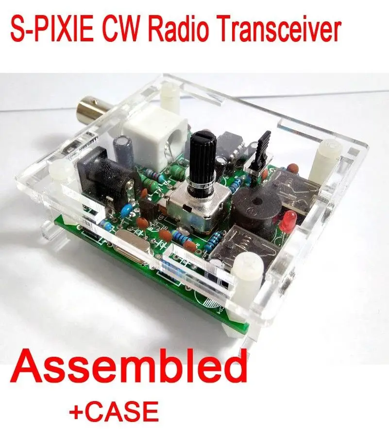 Собранный S PIXIE CW QRP любительский коротковолновый радиоприемопередатчик 7 023