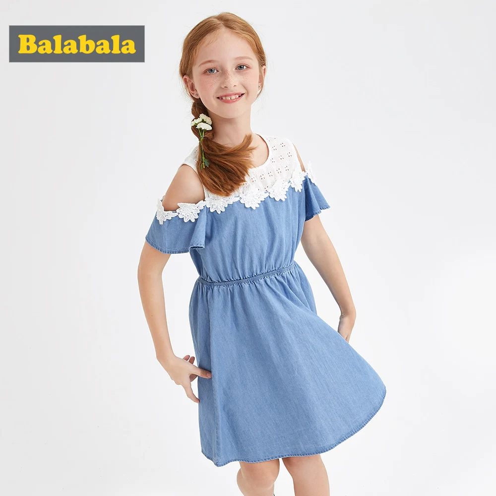 Платье для девочек с животными BalabalaBaby платье принцессы коротким рукавом Детская