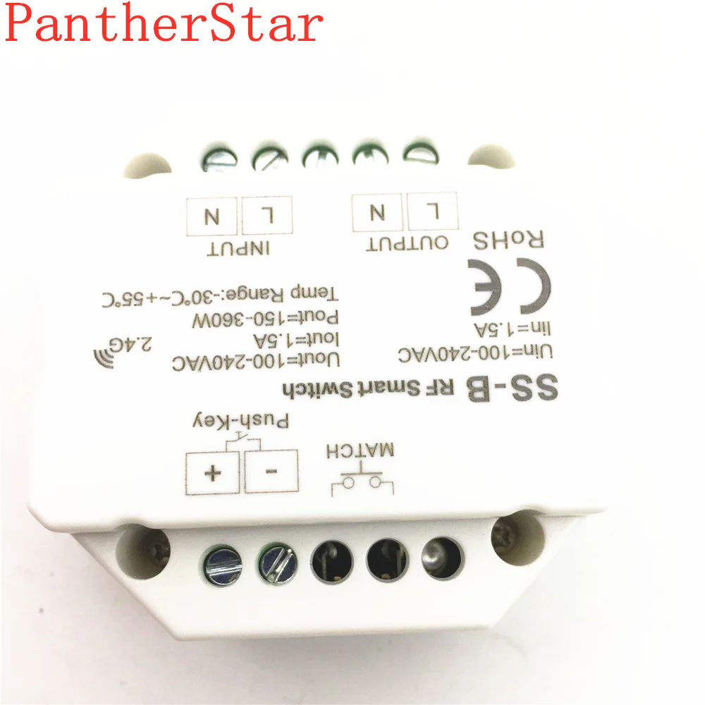 SS B AC100 240V RF умный переключатель выход 100 240VAC 2A 480 W с релейным выходом|Диммеры| |