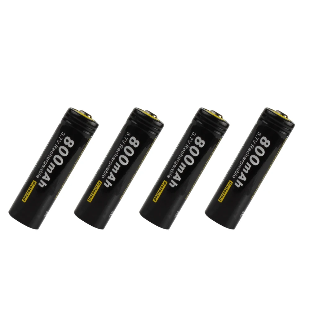 4 шт./лот Soshine 3 7 V 800mAh 14500 литий ионная аккумуляторная батарея AA с защищенной