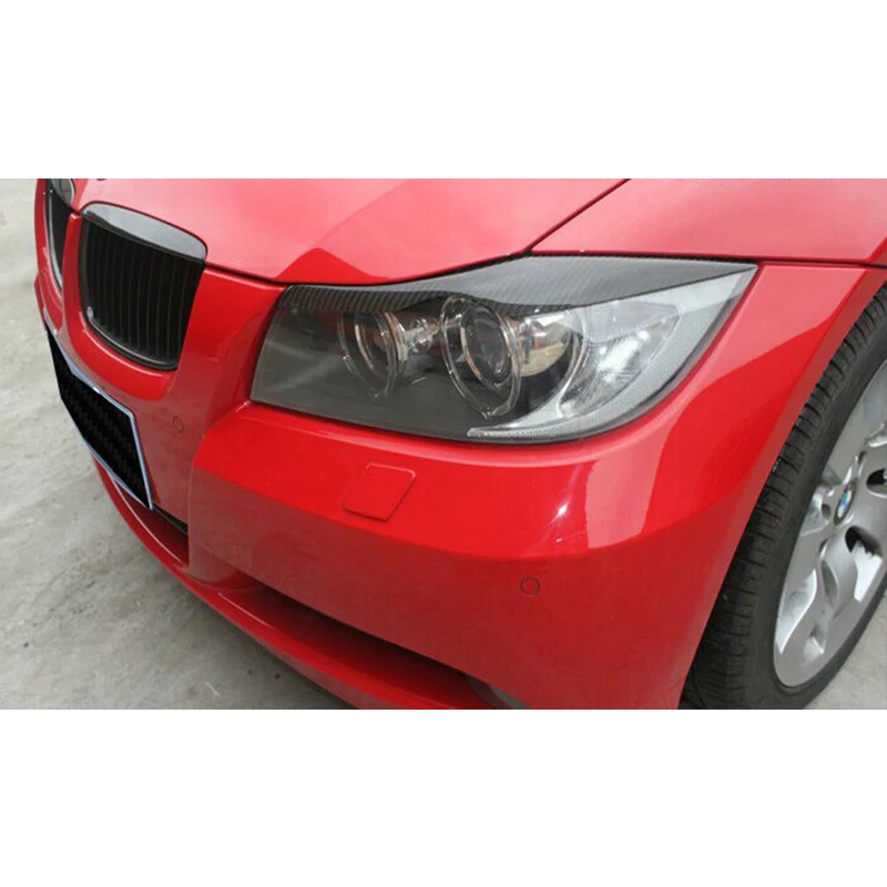 Для BMW E90 углеродное волокно брови веко фары 2005-2012 | Автомобили и мотоциклы
