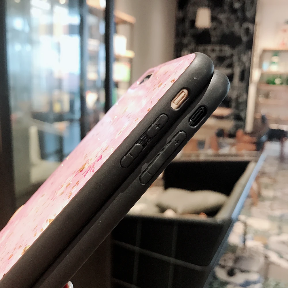 Модный Блестящий чехол для iPhone 8 7plus 6 6s Plus X XS Max XR из мягкого ТПУ с геометрическим